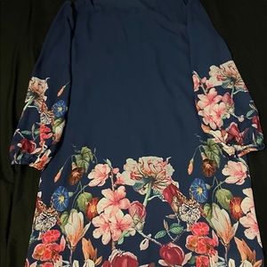 Floral long sleeve dress